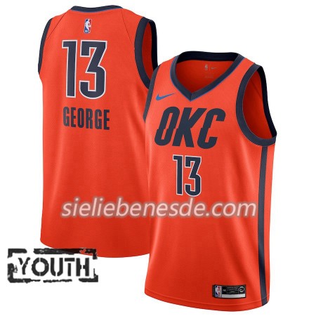 Kinder NBA Oklahoma City Thunder Trikot Paul George 13 2018-19 Nike Orange Swingman